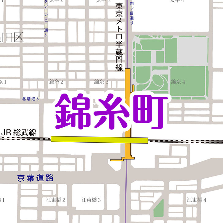 錦糸町（地図面）